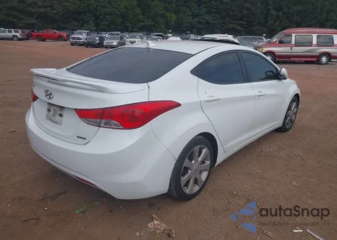 2011 Hyundai Elantra Limited from USA, damaged, VIN 5NPDH4AE3BH039599